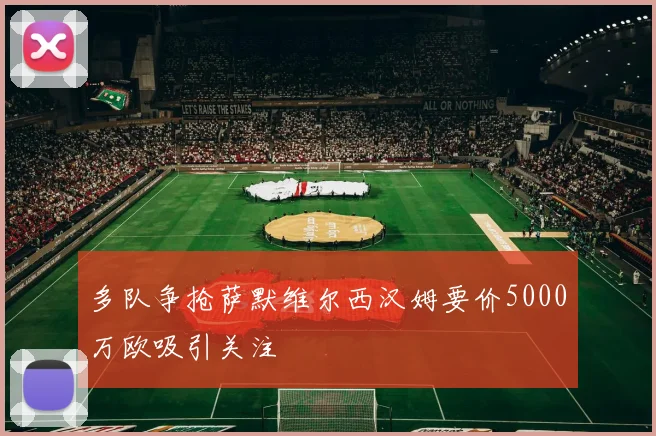 多队争抢萨默维尔西汉姆要价5000万欧吸引关注